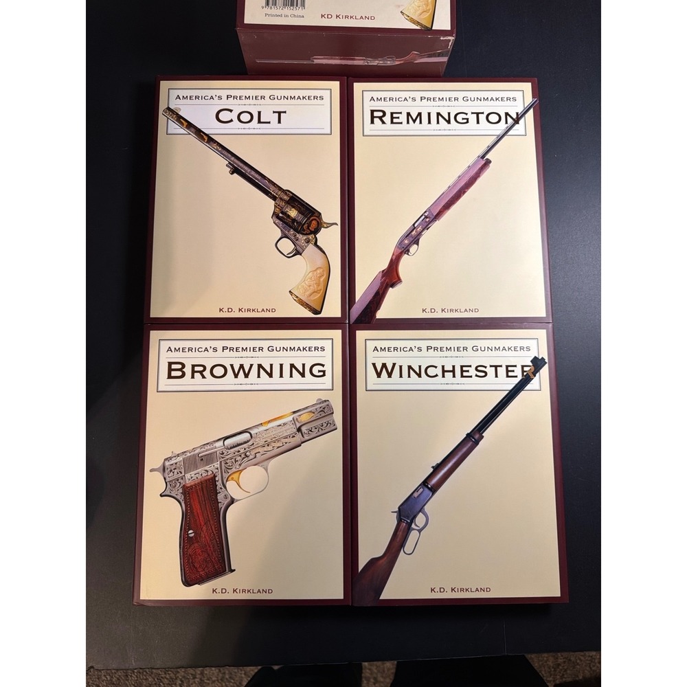 America's Premier Gunmakers 4 Volume Box Set KD Kirkland Colt Remington Browning